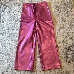 Maeve Metallic Pink Kids Pants